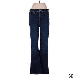 Madewell Mid-Rise Kick Out Dark Wash Jeans Tall